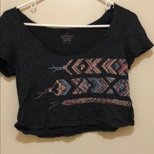 Crop top with pattern